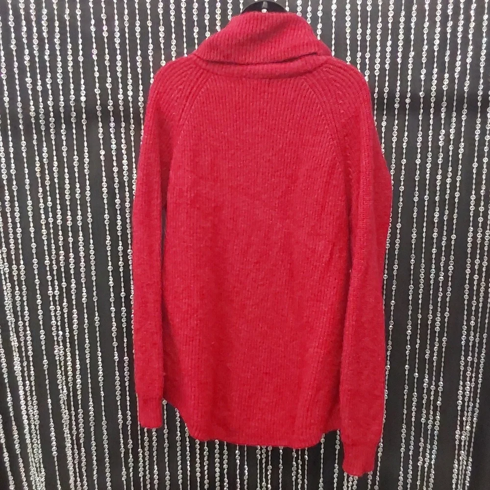 Tahari Red Long Sleeve Sweater - Picture 4 of 4